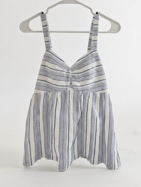 Doe & Rae Cotton Striped Tank Top